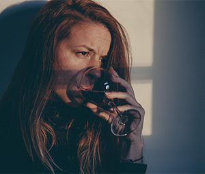Woman drinking