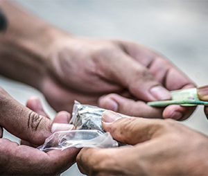 Buying drugs