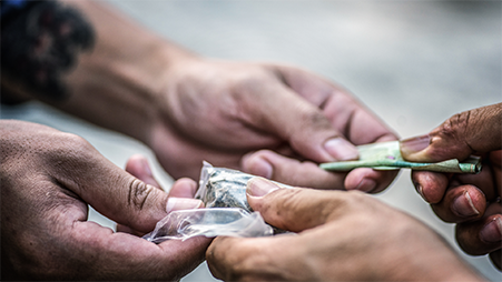 Buying drugs